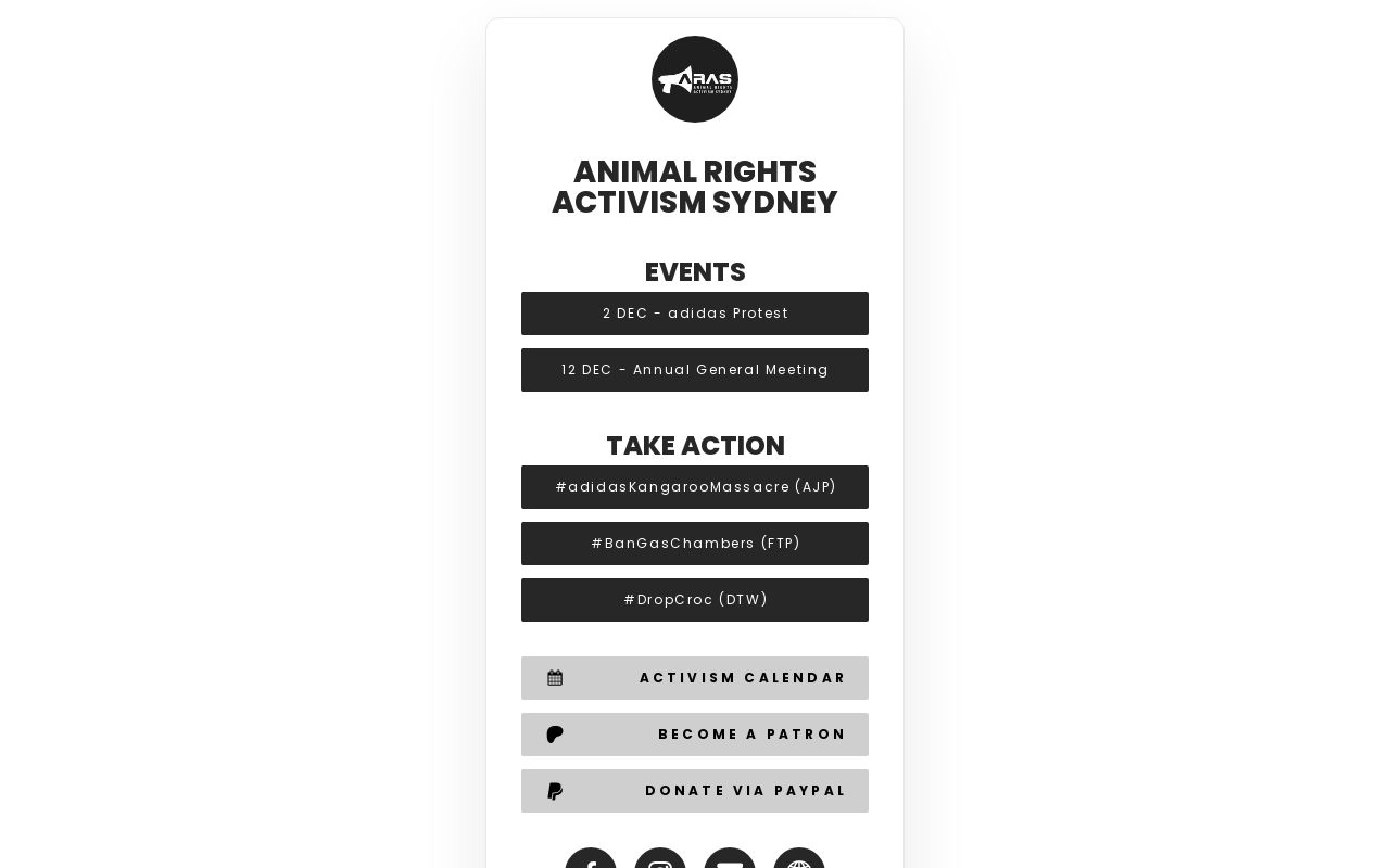 Animal Rights Activism Sydney